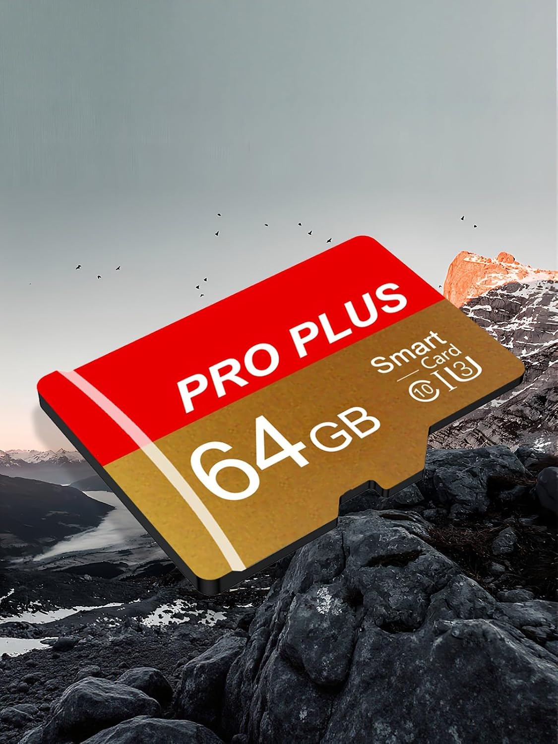 Class 10 U3 Micro SD TF Card 32GB 64GB 128GB High Speed Smart Memory Storage Card for Mountain Travel Camera Outdoor Video Shooting