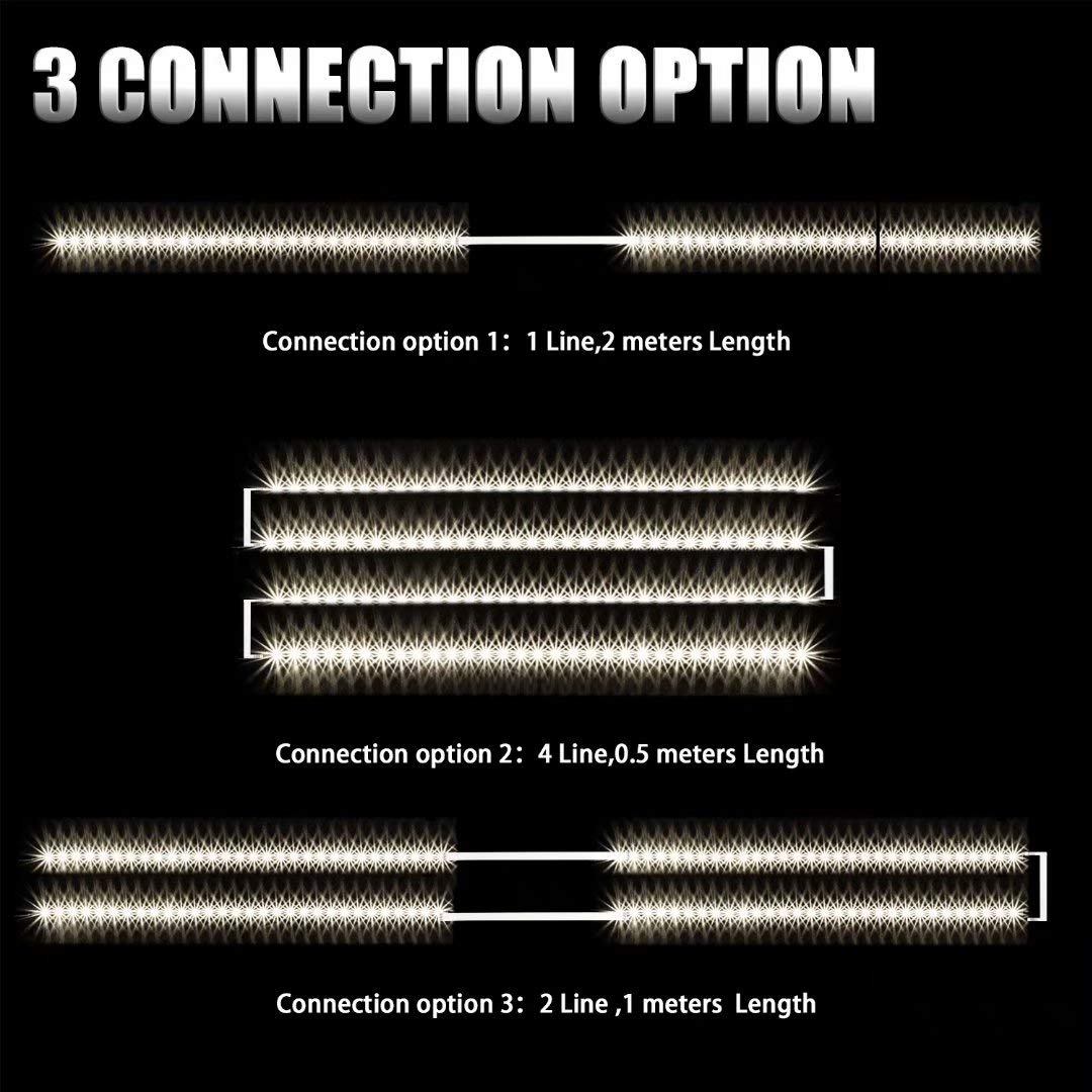 wobsion White Led Strip Lights, Under Counter Lights for Kitchen