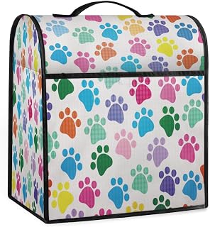 Hundtassavtryck skydd dammskydd för alla 4,4–7,6 liter mixer, hundtass kaffemaskin dammskydd stativ mixer dammskydd för köksblandare tillbehör
