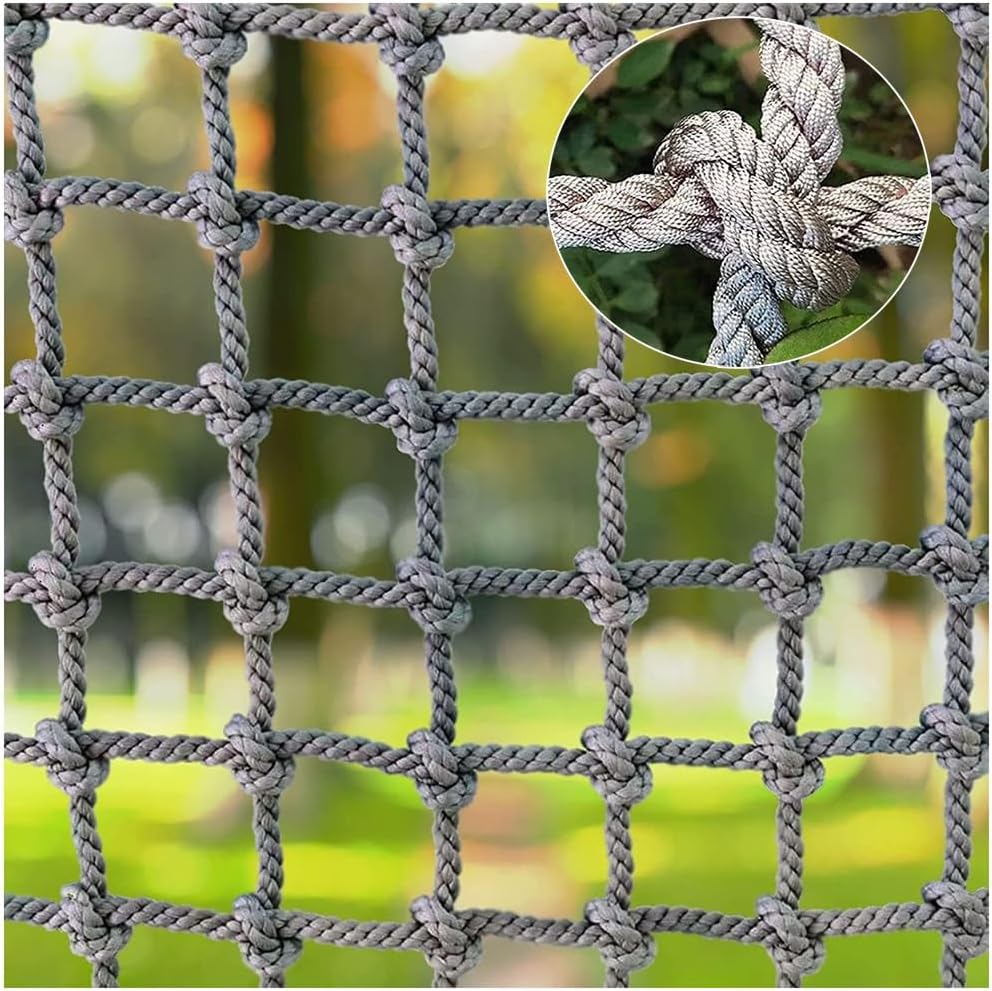 Cargo Climbing Net Outdoor Treehouse Nylon Truck Trailer Nets Playground Heavy Duty Swings Net Safety Cargo Net Playground(Colour: 10mm-12cm)