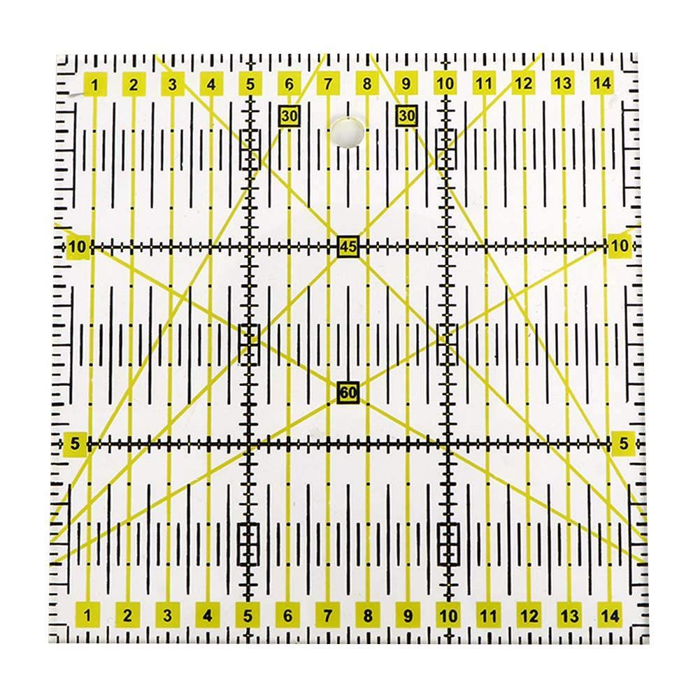 Quilting Ruler, Square Acrylic Ruler DIY Acrylic Sewing Rulers Square