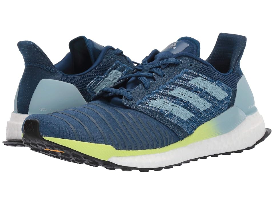 

adidas Running Solar Boost (Legend Marine/Ash Grey/Hi-Res Yellow) Men's Running Shoes, Blue
