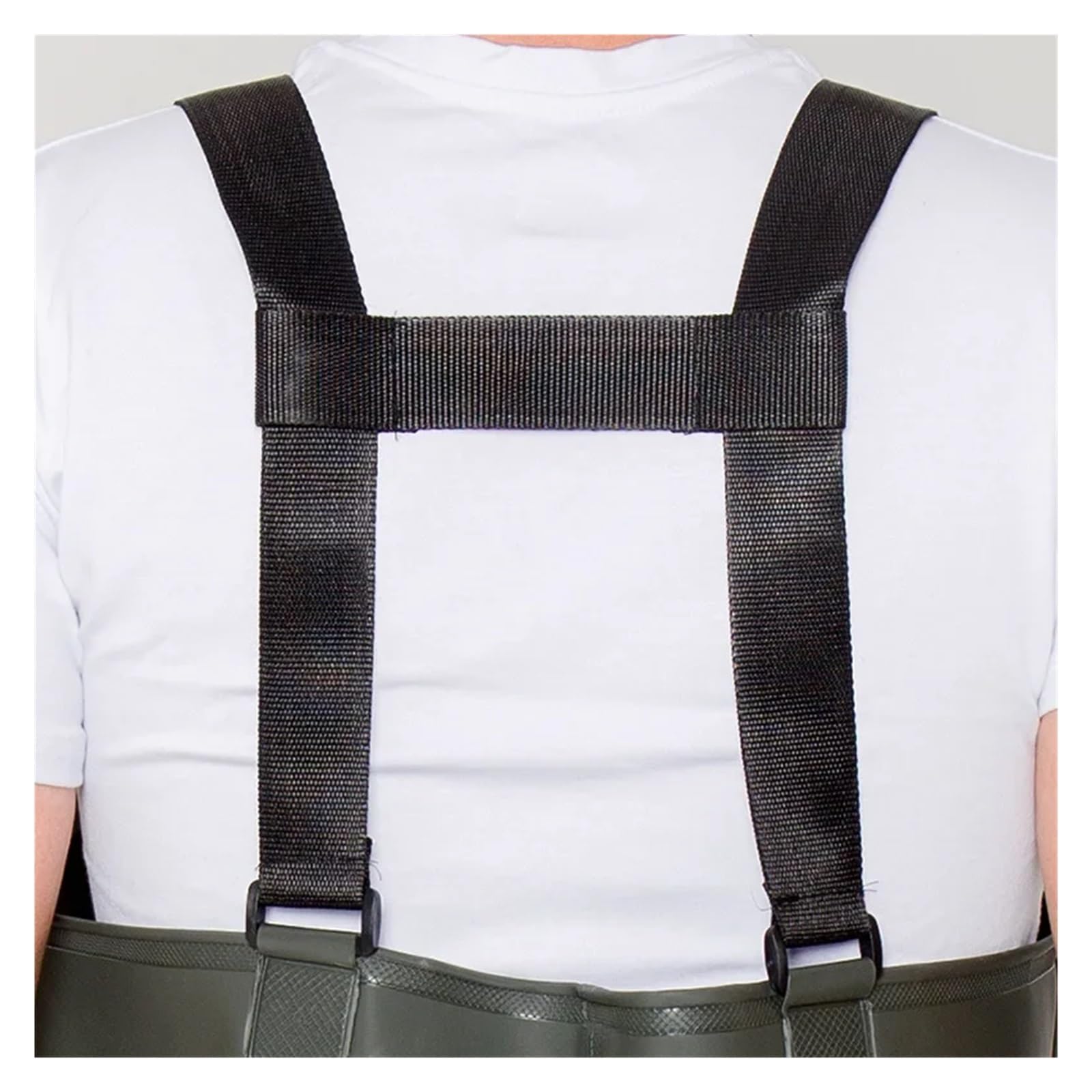 Tuta da Pesca Abbigliamento da Pesca for Uomo e Donna Resistente all'Usura Impermeabile Tuta Stivali da Pioggia Abbigliamento da Pesca for trampolieri a metà Corpo(46)
