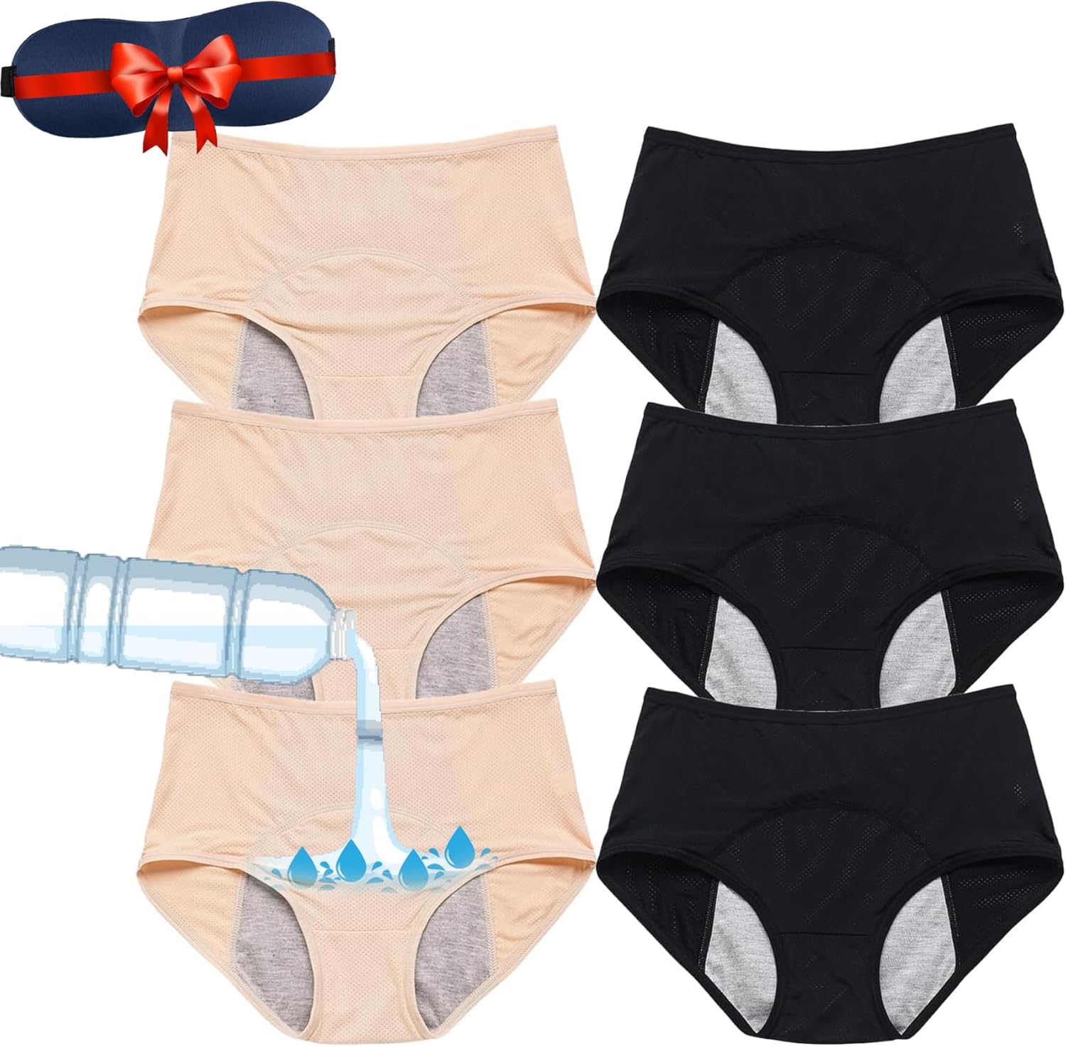 For Ever Dry Leakproof Panties for Women Over 60+ with Incontinence - Bladder Control Underwear