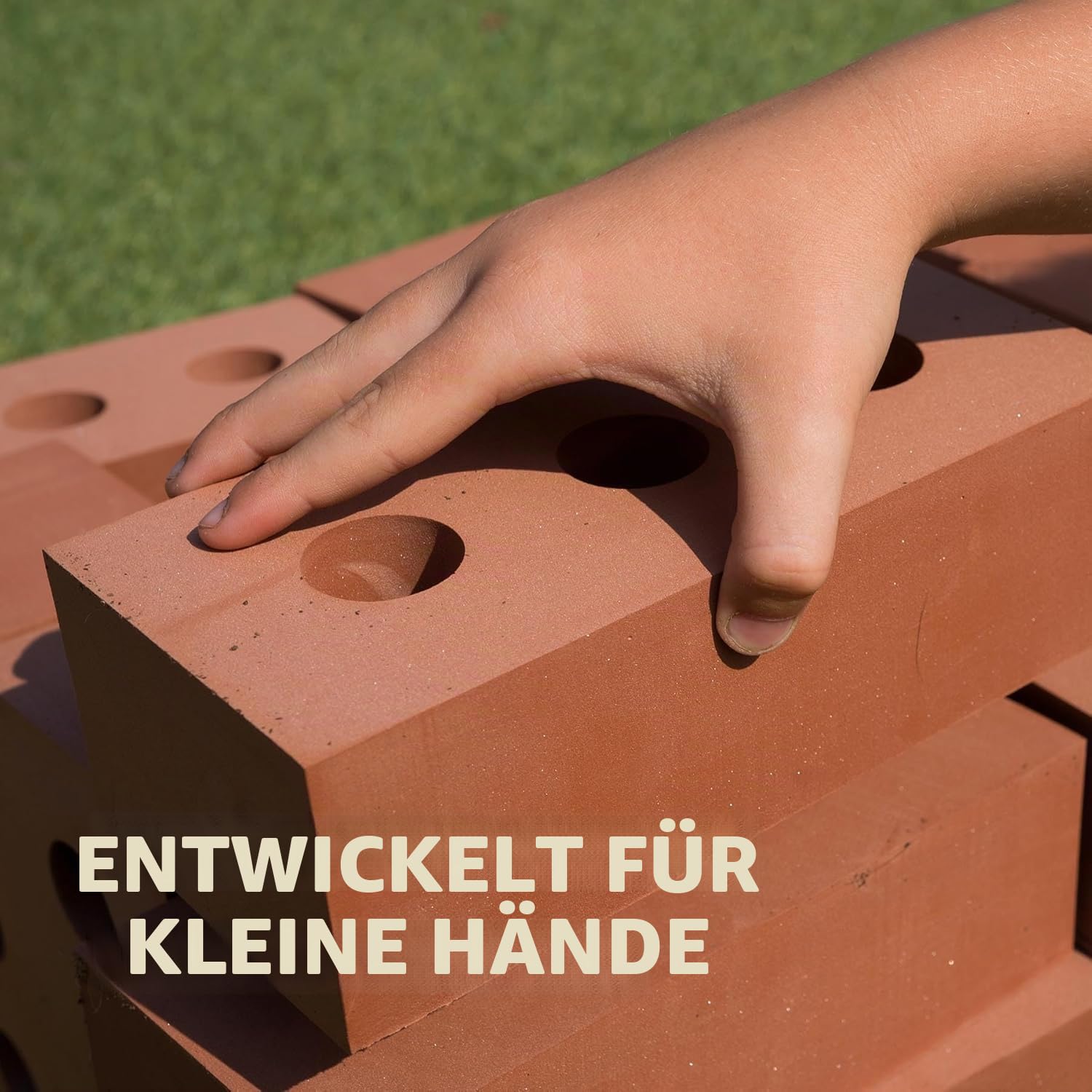 Bluecaps Schaumstoff-Bausteine, lebensgroß, realistisches Kinderbauspielzeug