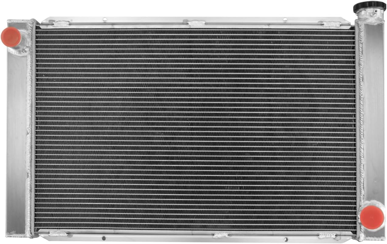 2-Row Aluminum Car Radiator Replacement for Chevy GM SBC Heavy Duty Hot Universal for Chevy Radiators Core Radidtor for SBC Radiator