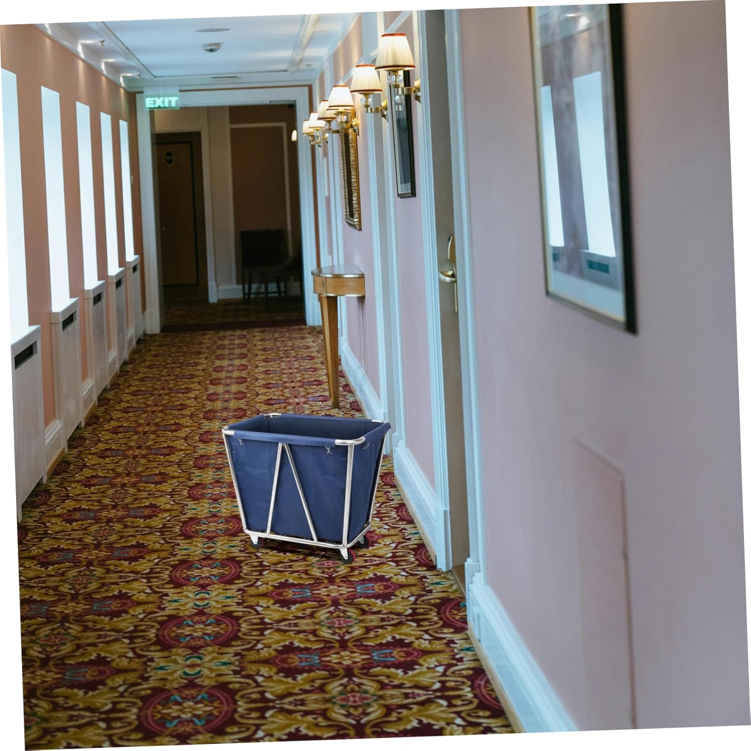 Waterproof Oxford Cloth Laundry Cart Liner Bag Removable Storage Organizer for Housekeeping Hotels and Hospitality Heavy Duty Replacement Laundry Bag