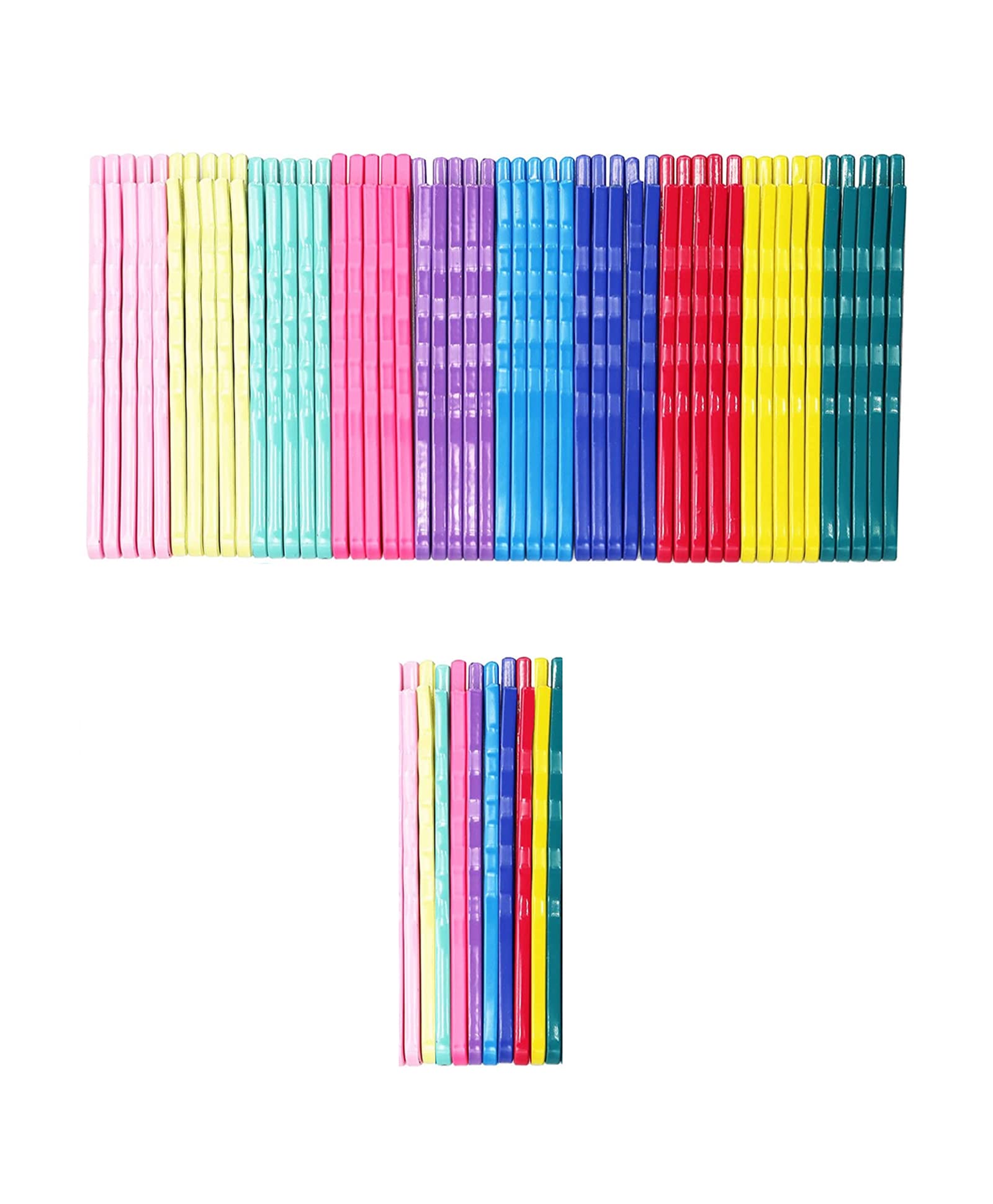Melbees by Yellow Chimes Hair Pins for Girls Kids Hair Accessories for Girls Hair Pin 60 Pcs Cute Bobby Pins for Hair Multicolor Hairpin Bobby Hair Pins for Girls Kids Teens Toddlers 2