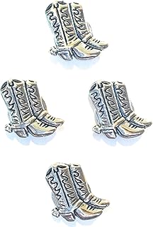 Cowboy Boot Magnetic Number pins Horse Show Number Magnet Holders Silver