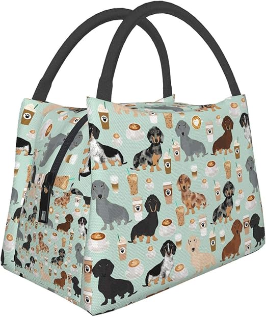 dachshund lunch bolsa