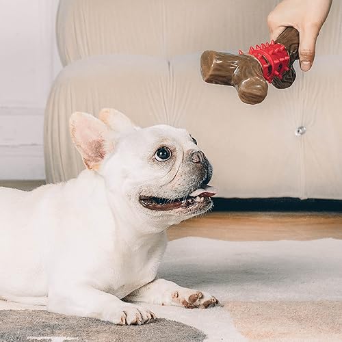 Miniatura 7 de RANTOJOY - Juguetes resistentes para perros grandes juguetes duraderos para masticar perros de raza mediana y grande juguetes de nailon de goma para
