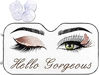 Vista 8 de Parasol para Parabrisas de Automóvil con Diseño de Mariposas Sombrilla Mariposas Parasol para Parabrisas Girasoles Cubiertas de Sombra