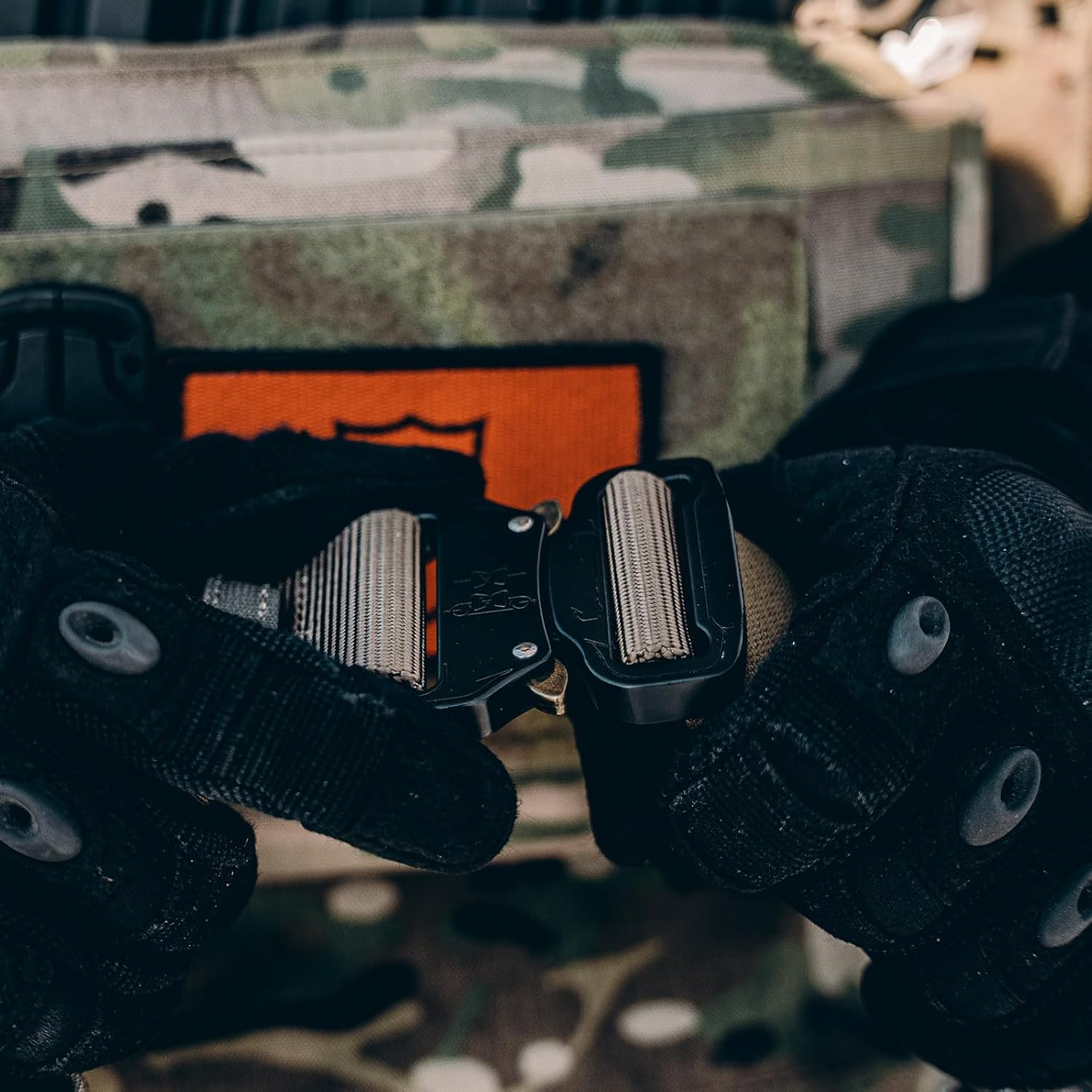 Tactical Battle Belt, 5-in-1 Quick Release Rigger 1.75'' MOLLE Duty Belt With Belt Hanger - Image 7