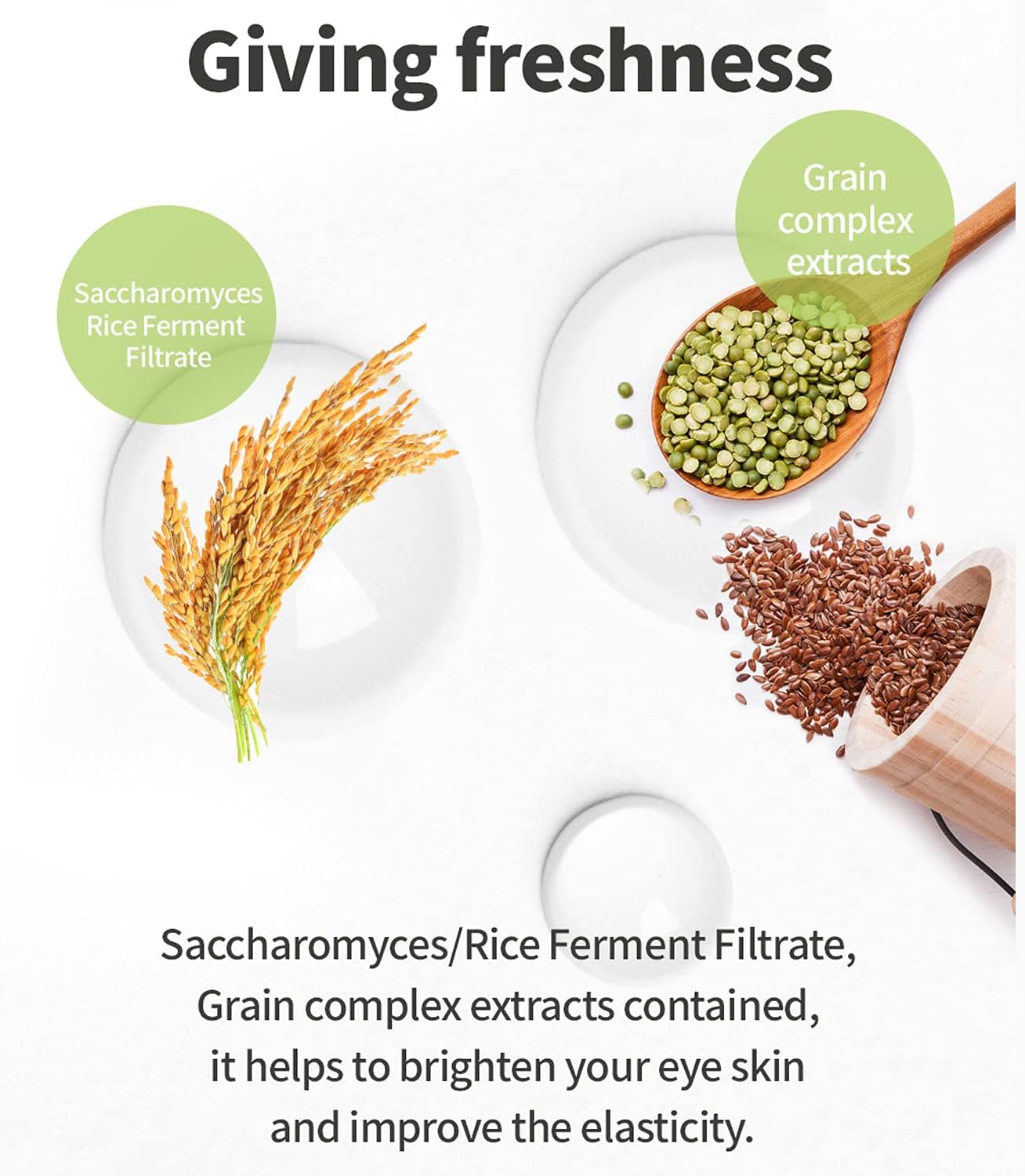 Esfolio Made in Korea Radiance Eye Cream – Hydrating & Nourishing Under Eye Care with Collagen, Peptides & Antioxidants for Puffiness, Dark Shadows & Fine Texture – 1.35 fl oz / 40ml - Image 5