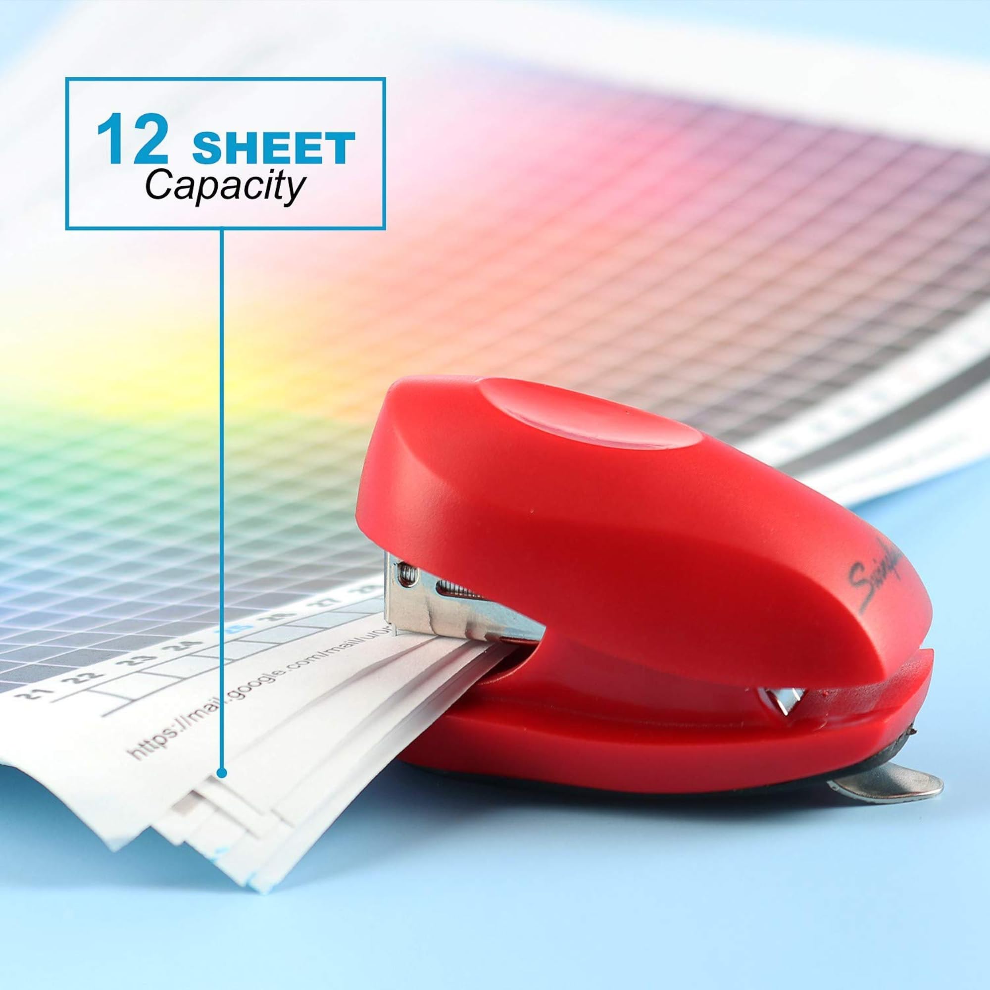 Small Spring Loaded Stapler Snapklik.com : Swingline Red Mini Stapler