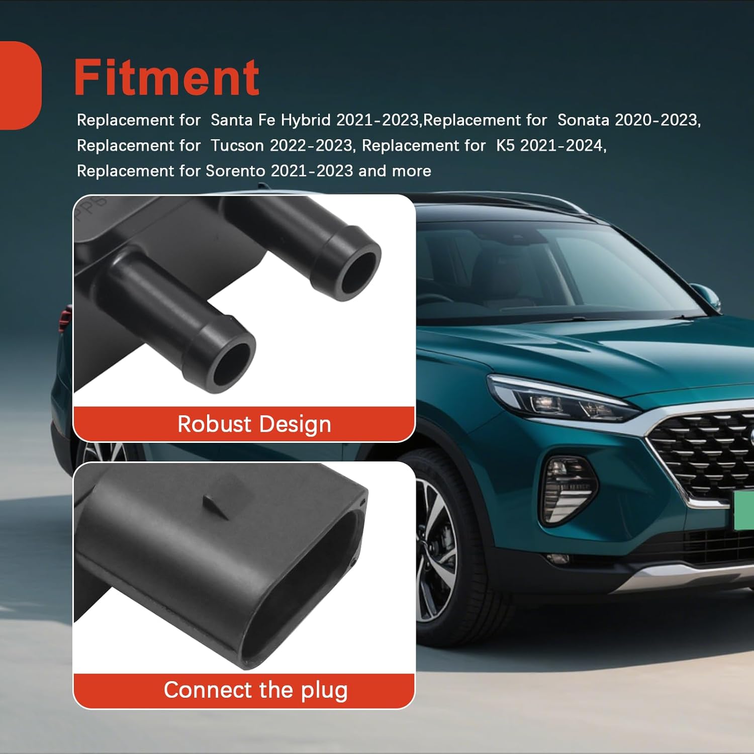 39360-2M415 Pressure Differential Sensor, Replacement for Hyundai Santa Fe Hybrid 2021-2023, Replacement for Hyundai Sonata 2020-2023