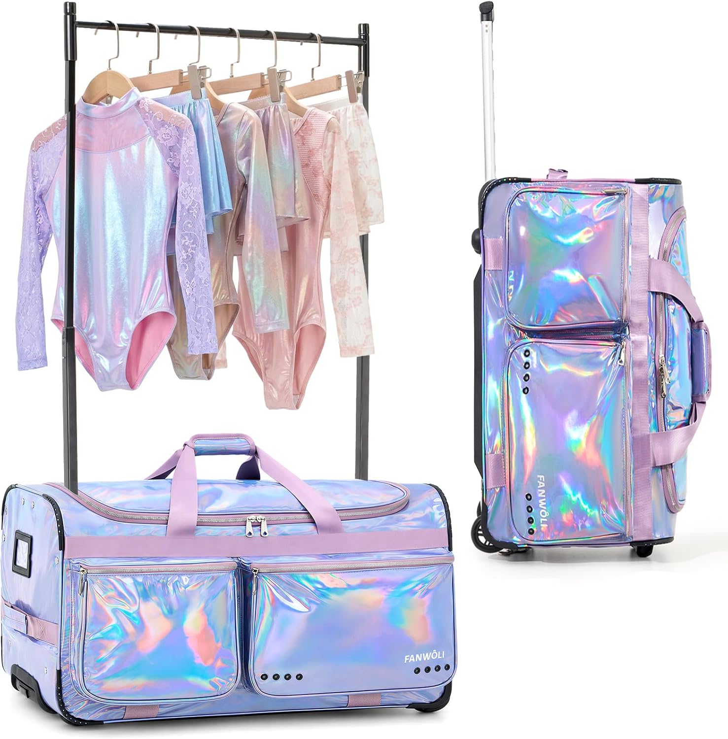 Amazon.co.jp: Fanwoli ダンスバッグ ガーメントラック付き | プリズム