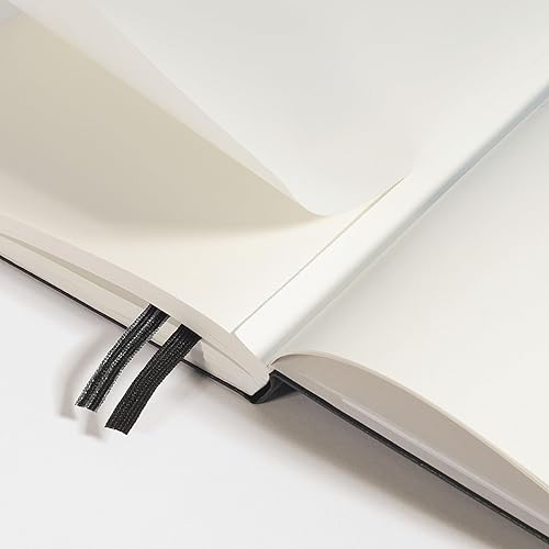 Miniatura 4 de LEUCHTTURM1917 - Cuaderno de tapa dura mediana A5-251 páginas numeradas para escribir y escribir diario (azul marino, punteado)