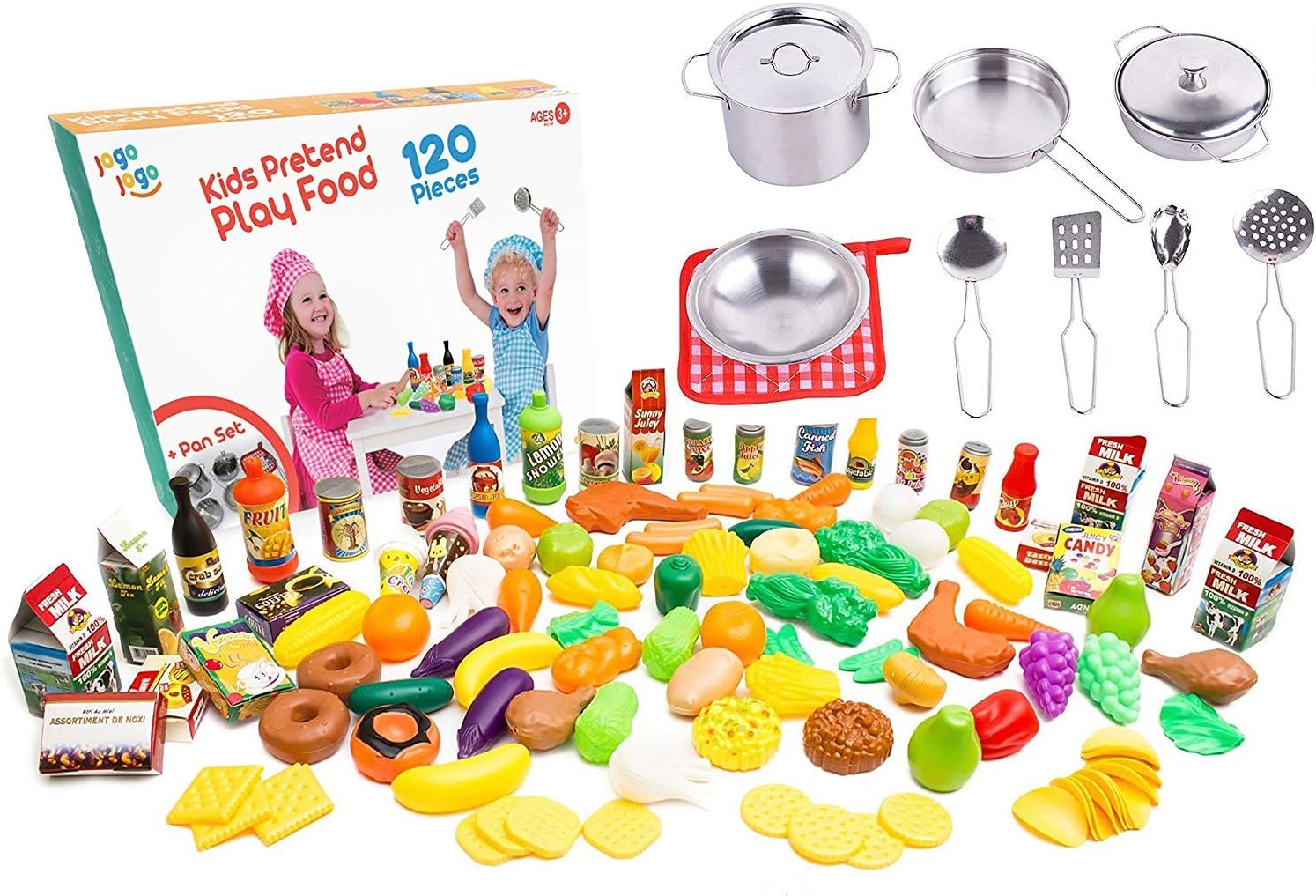 kids play kitchen accessories sets kids pots and pans set with plastic food by jogo jogo kitchen sets. kids play food for kids kitchen utensils set kitchen play set pretend food play