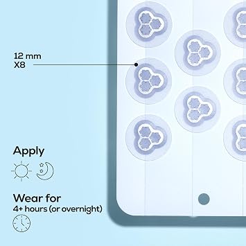 Hanhoo EraseZit Magnesium Microneedle Patch - Hydrocolloid, 8 Patches | Microdot pimple patches for deep acne spots that calm angry zits fast. Powered by effective, soothing Korean skincare.