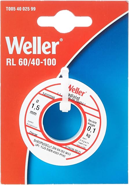 Weller Rl60/40-100 General Purpose Solder Resin Core