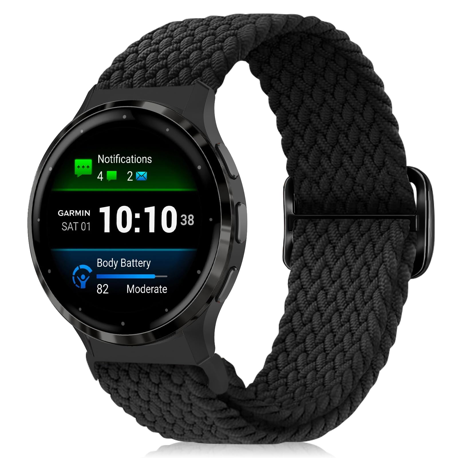 Amazon.co.jp: [MokaZii] 18mm 交換バンド Garmin Venu 4 41mm/Venu 3S 