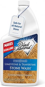 Natural Stone Cleaner for Limestone, Travertine, Granite & Tile, 1 Quart | Concentrate, pH Neutral Cleaner, For All Sealed & Unsealed Natural Stone Floors, Including Marble, Slate, Granite & More