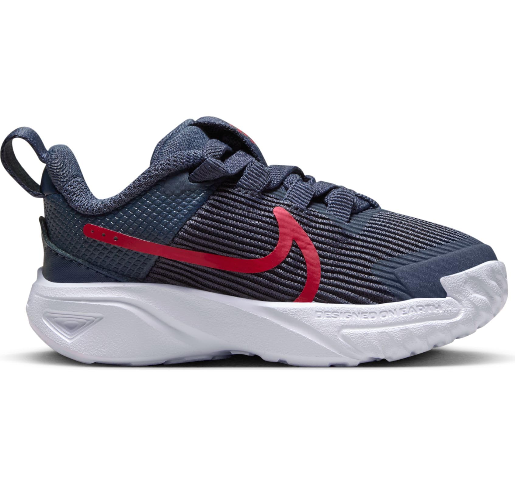 Nike Shoes Nike Star Runner 4 Zapatillas - Bebé E Infantil, Thunder Blue/Gym Red-Black-White, DX7616-406, 26 EU (9C US)