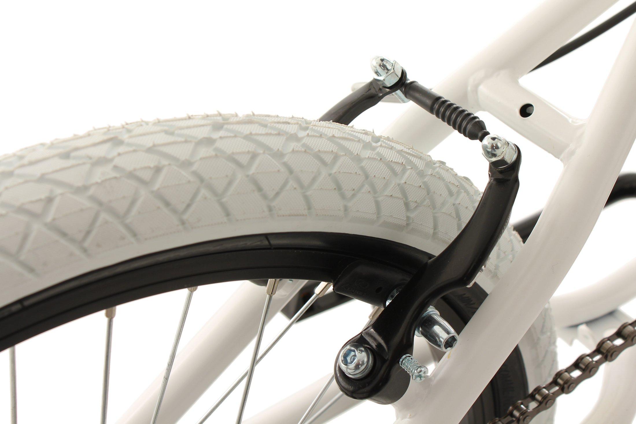 KS Cycling Fahrrad BMX Freestyle Fatt, weiß, 20, 602B