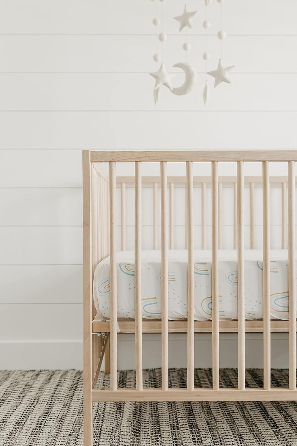 Premium Fitted Knit Crib Sheet/Toddler Sheet Skye by Copper Pearl