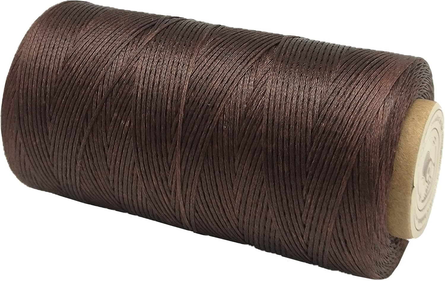 Waxed Thread, 328 Yards 150D 1MM Leather Sewing Waxed Thread for Leather DIY, Bookbinding, Shoe Repairing, Leather Projects (Brown #020)