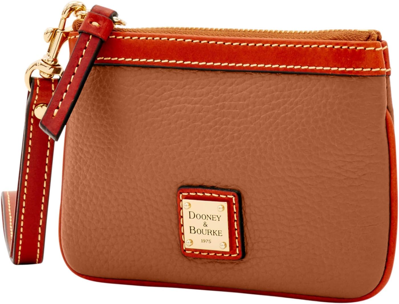 Dooney & Bourke Women's Wallets, Medium Pebble Grain Leather Wristlet Wallet for Women