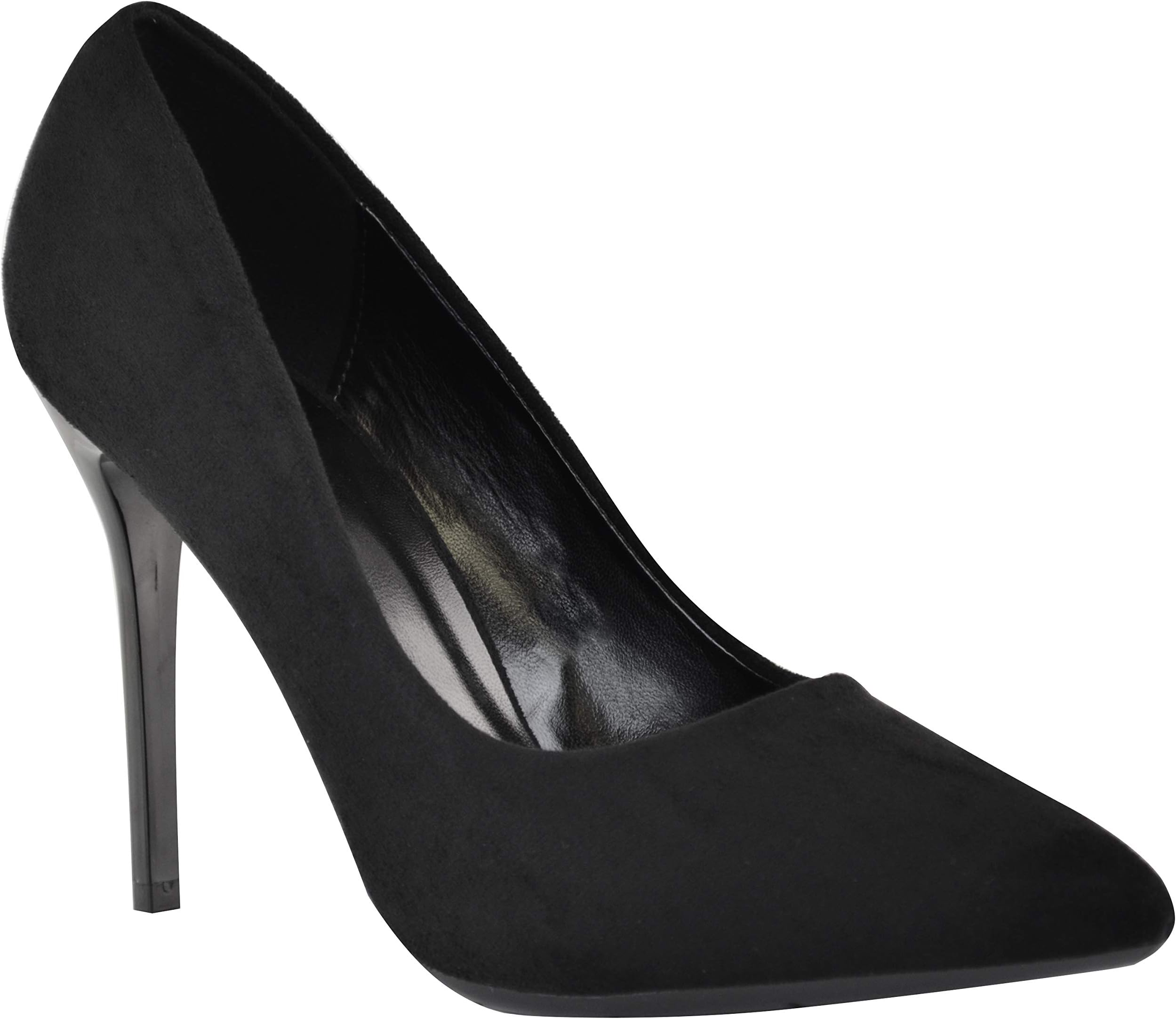 Fashion ThirstyWomens High Heel Pointed Toe Pumps Smart Office Work Courts Shoes Ladies Pumps Party Prom Wedding Bridal Occasion Heeled Court Stiletto Heels Shoes Size