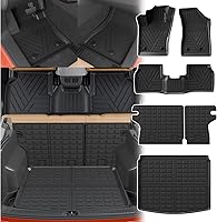 Vista 23 de Alfombrillas Compatibles con Dodge Durango 2016-2025 2026 de 6 Asientos, Alfombrilla de Carga, Protector para Asiento Trasero, Forro para Maletero