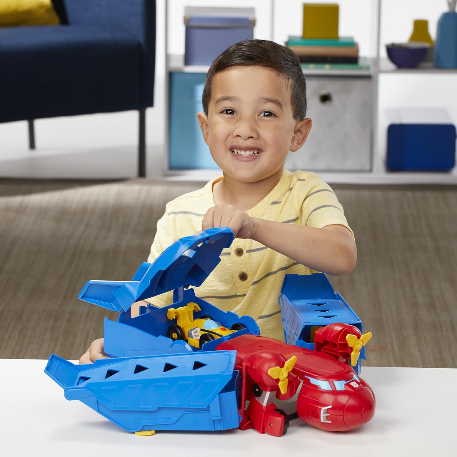 Buy Transformers Optimus Prime Jumbo Jet Wing Racer Playset with 4.5