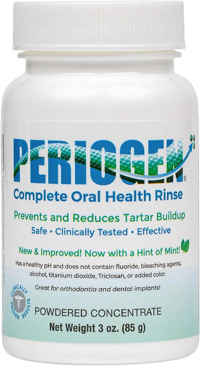 "New & Improved" Periogen Complete Oral Health Rinse"Now With Hint Of Mint", 3 Fluid_Ounces,1 Count