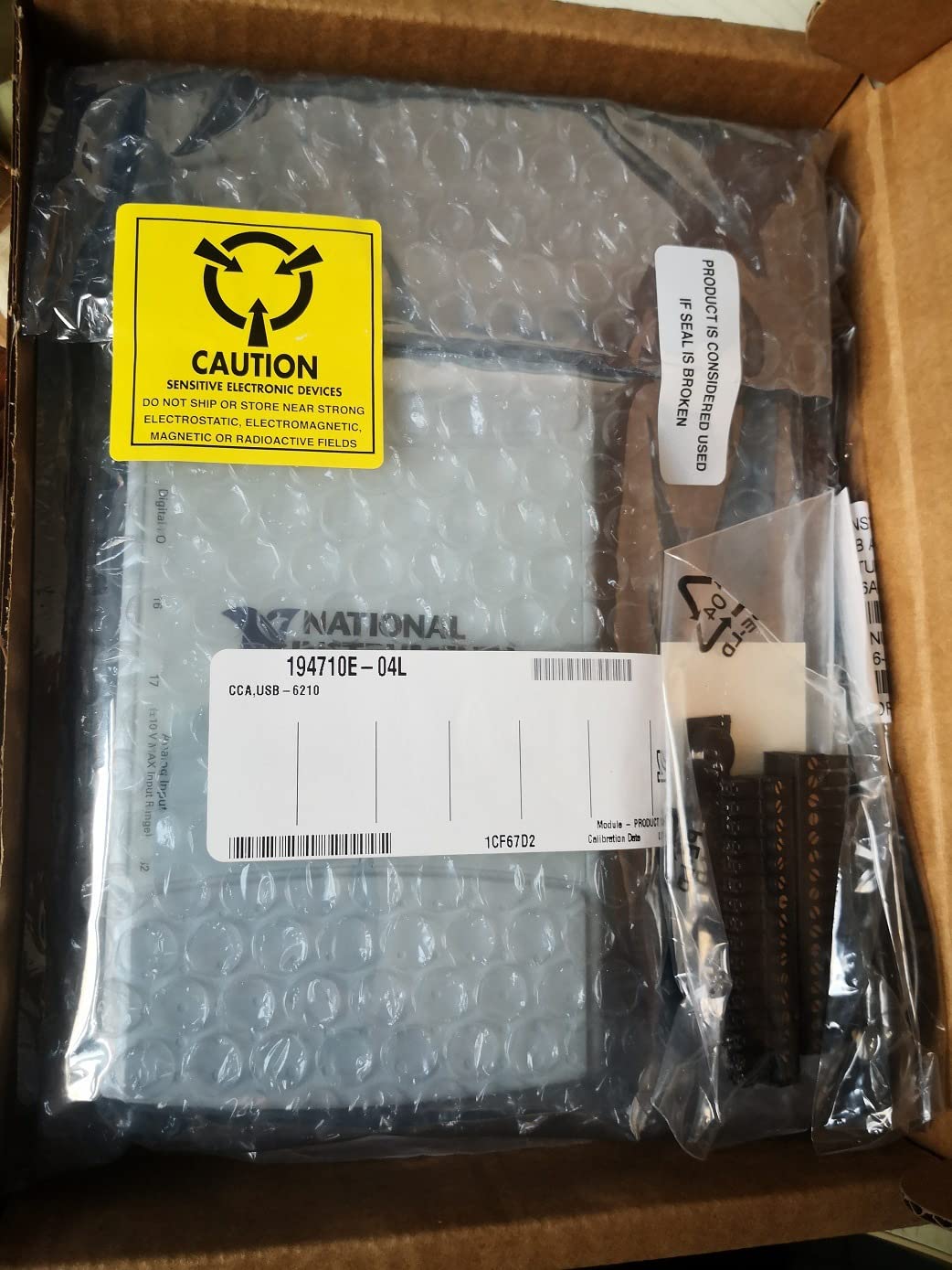 NI Usb-6210 Multifunctional Data Acquisition Module 779675-01 DAQ