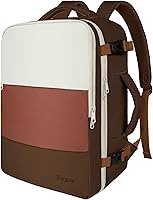 Vista 37 de Taygeer Mochila de Equipaje de Mano, Mochila de Viaje para Mujeres con Puerto de Carga USB y Bolsa para Zapatos, Mochila para Laptop de 15.6