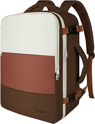 Miniatura 35 de Taygeer Mochila de Equipaje de Mano, Mochila de Viaje de 35 Litros para Mujeres Aprobada por Aerolíneas, Bonita Bolsa de Viaje para Artículos