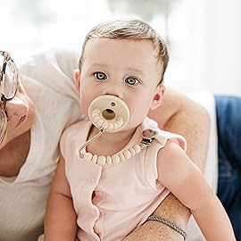Ryan & Rose Cutie PAT Silicone Pacifier Teether (Starter Kit, Neutral)