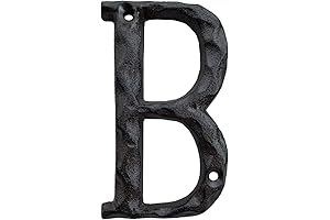 5 Inch High Cast Iron Outdoor Letters