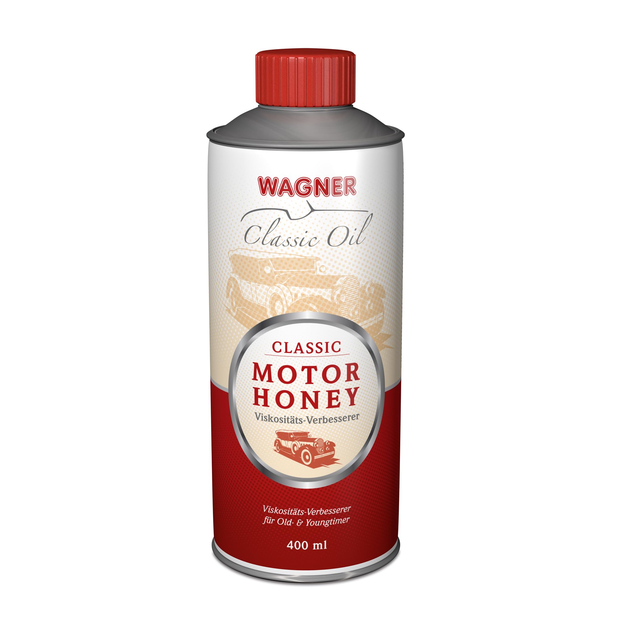 Wagner Motor Honey Öl Additiv für alle Fahrzeugtypen, Baujahre und Motorenarten, Stabilisiert Viskosität & Schmierfilm | Benzin & Diesel Additiv Schützt vor Ölalterung & Kraftstoffeintrag | 400ml