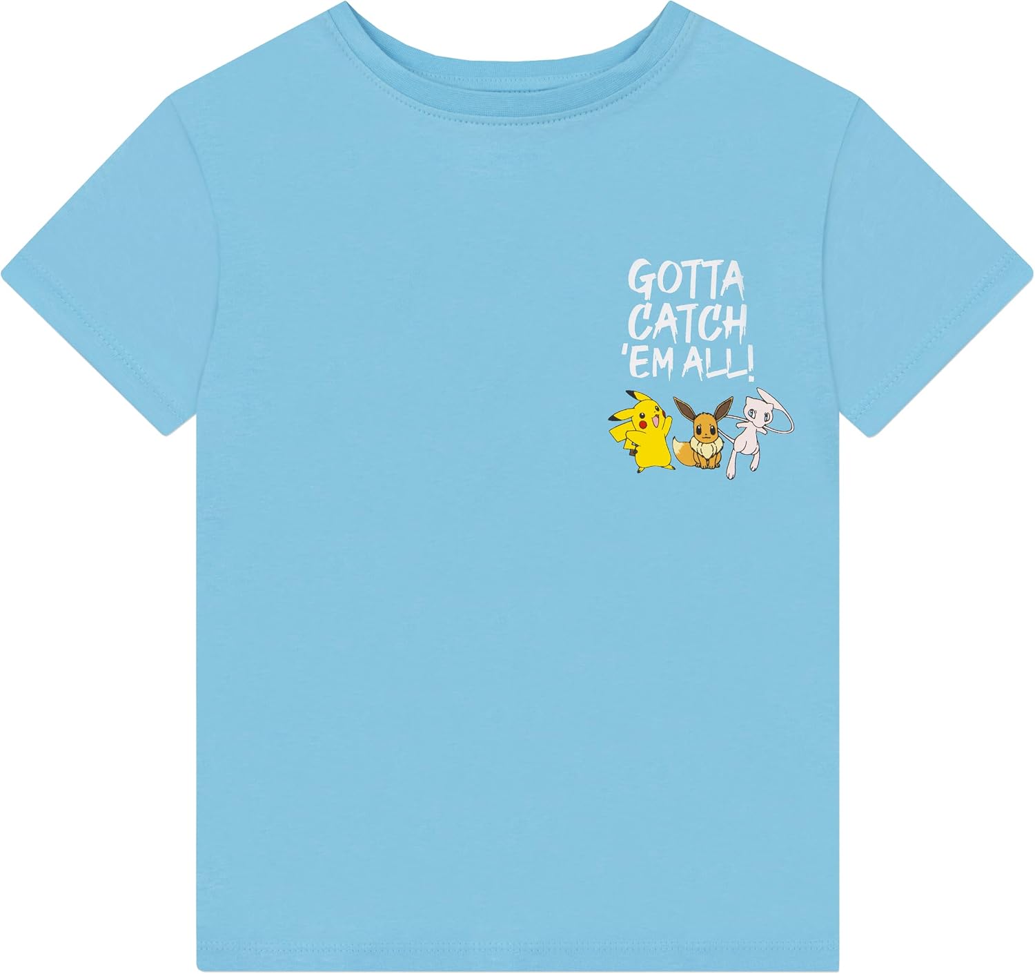 Pokémon Girls T Shirts, Pikachu and Mew Girls Summer Clothes