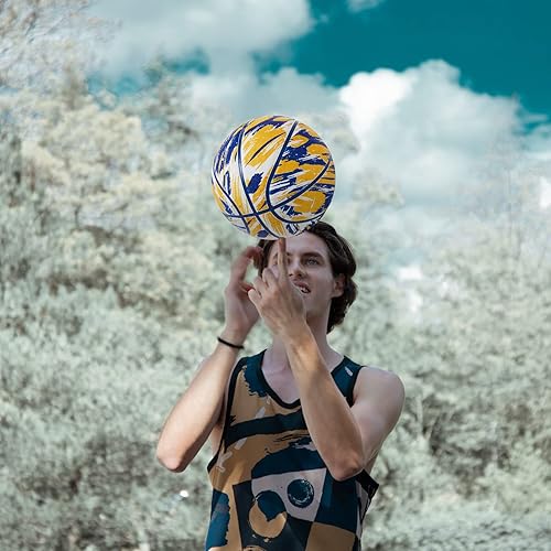 Miniatura 41 de Pelota de baloncesto oficial de goma para interiores y exteriores, tamaño 3/4/5/6/7 para niños, jóvenes, adolescentes, niños y niñas, ideas