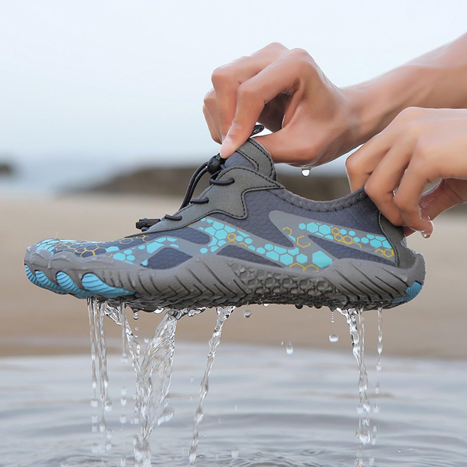 Générique Scarpe d'acqua Scarpe da trekking da passeggio leggere Trekking Traspirante Barefoot Uomo