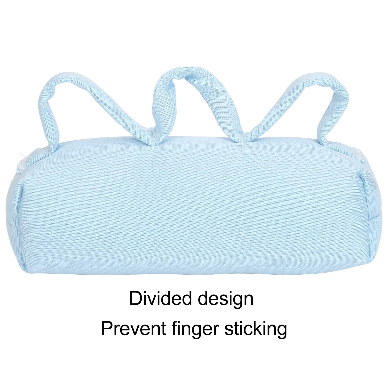 2 Pezzi Palm Protectors, Mano Contracture Ortesi, Palm dito splitter, Soft Palm Cuscini per Finger contratture prevenzione, Fit mano destra o sinistra, Cuscinetto separatore per dita