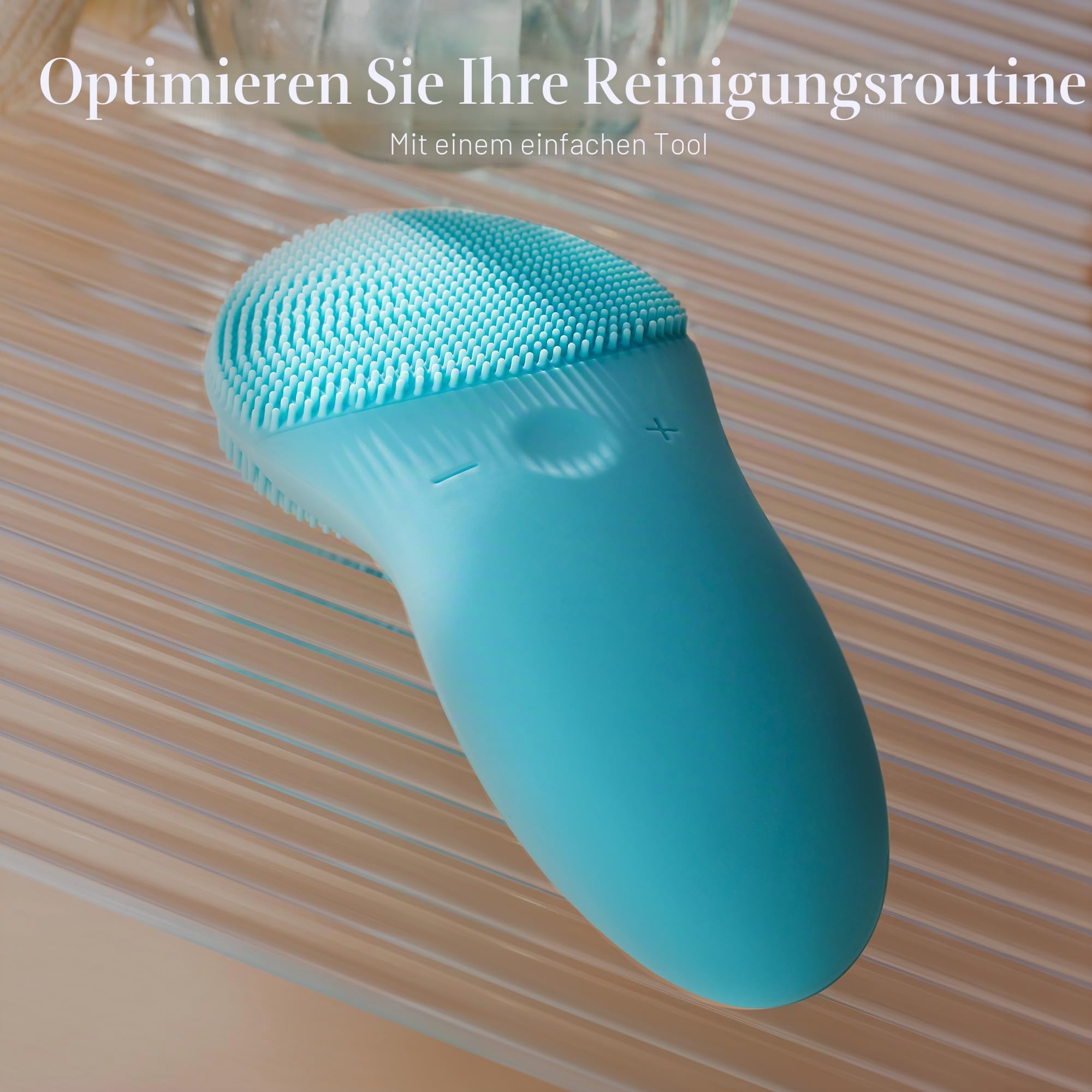Project E Beauty CLEO + Sonic Gesichtsreiniger | Wasserdichte Silikon-Tiefenreinigungs-Peelingbürste USB Wiederaufladbare kabellose tragbare Gesichtsreinigungs-Hautpflegegerät