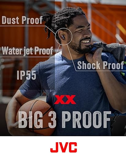 Miniatura 3 de JVC New XX - Auriculares inalámbricos verdaderos, batería de larga duración (hasta 24 horas), graves profundos extremos con afinación especial, a