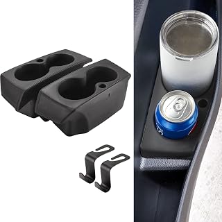 JOYTUTUS Car Cup Holder Insert Compatible with 2019-2026 Ram 1500, Foam Door Trim Cup Holder, Replacement OE 5YK46TX7AC/5YK47TX7AC Left & Right