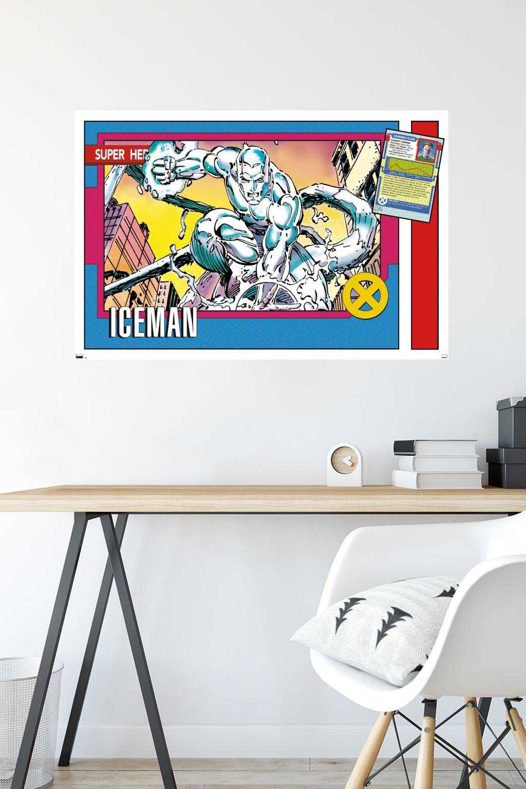 Amazon.com: Trends International Marvel Trading Cards - Iceman